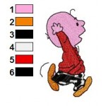 Snoopy Charlie Brown 16 Embroidery Design